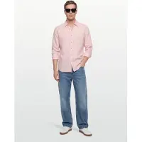 BOSS Relegant 10267858 Long Sleeve Shirt Rose 3XL Homme