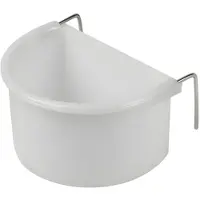 Nobby gamelle avec crochet métallique blanc, capacité : 75 ml