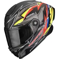 Scorpion Casque intégral -Race Air Move On noir mat / rouge / jaune M