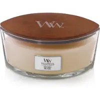Woodwick White Honey bougie parfumée avec mèche en bois (hearthwick) 453 g