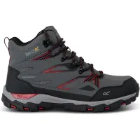 Regatta Chaussure basse 'Holcombe III' gris foncé / rouge / noir