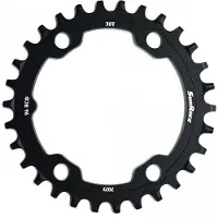 Sunrace Crmx30 96bcd Asymmetric Chainring Argenté 30t