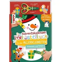 Frech Verlag GmbH Le livre de bricolage du calendrier de l'Avent pour les tout-petits. Découpe et collage. Bonhomme de neige. Avec ciseaux