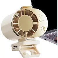 OEM VHV - Ventilateur de taille - Ventilateur portable pour la taille - Rechargeable par USB, avec clip - Idéal pour les travaux en extérieur, la randonnée, le jardinage