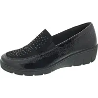 Semler Judith : chaussures basses, mocassins, couleur noire, pour le quotidien