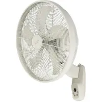 Lucci air Glide DC WV Weiss Wandventilator 36 W Weiss, Ventilateur, Blanc
