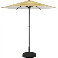 vidaXL Parasol de jardin avec pied, 230 x 230 cm, polyester, rectangulaire