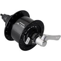 Shimano EDHS501ALG Dynamo de moyeu avant Alfine Alfine DH-S501, Centerlock, 3 watts, 100 mm, 36 trous, noir