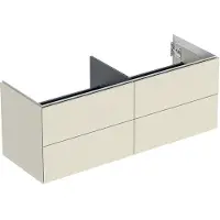 Geberit ONE, meuble sous-lavabo à poser, 4 tiroirs, 133,2x50,4x47cm, 505.266.00.4