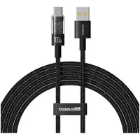Baseus Câble USB-USB C Gem 100 W 2 m noir