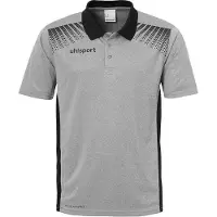 Uhlsport GOAL POLO SHIRT enfants dark grey melange/noir 152