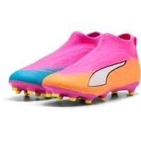 Puma Ultra 6 Match+ Ll Fg/ag Junior Football Boots Rose EU 32 Enfants