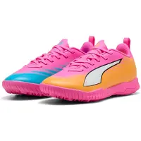 Puma Garçons, Chaussures de football, Ultra 6 Play Tt Jr (31), Orange, Blanc, Noir, Rose, Turquoise