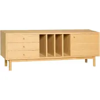 Hubsch Buffet/armoire à boutons naturel