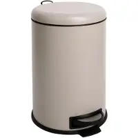 SVITA TS20 Poubelle à pédale Poubelle 20l incl. seau intérieur Pédale Taupe