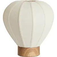 Light & Living - lampe de table - Kyzo - blanc - métal - Ø 35cm - E27 - 1900143