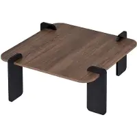 CALICOSY - Table basse carré L90 cm - ORME