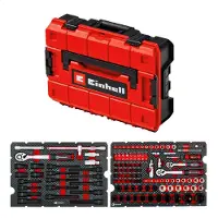 Einhell Mallette à outils pour l'automobile, 370515, E-Case, 121 pièces