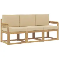 vidaXL : Ensemble de 3 assises de jardin.