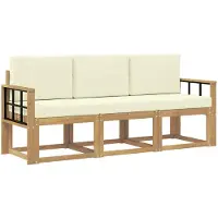 vidaXL : Ensemble de 3 assises de jardin.
