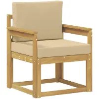 vidaXL Ensemble de canapés d'extérieur, 2 pièces, en polyester, blanc et beige
