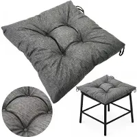 EDANTI Coussins décoratifs pour chaises 40 x 40, imperméables, en Ekolen, avec liens