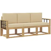 vidaXL Ensemble de canapés d'extérieur 3 pièces