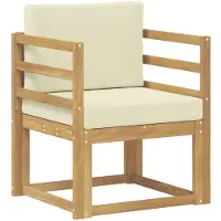 vidaXL Ensemble de canapés d'extérieur, 2 pièces, en polyester, blanc et crème