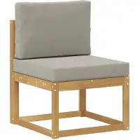 vidaXL Ensemble de canapés d'extérieur , 4 pièces, blanc et gris clair