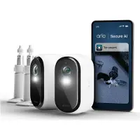 Arlo E3 Hd 2-Cams + 2X Mounts