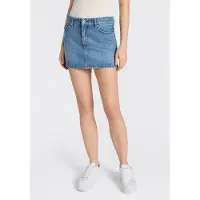 HUGO Galanie 10278470 Blue Denim Skirt Bleu S Femme