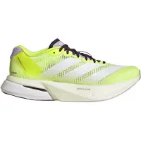 Adidas Chaussure de course 'Adizero Boston 13' jaune fluo / lavande / blanc