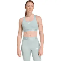 Adidas Soutien-gorge de sport 'TECHFIT' vert clair / blanc