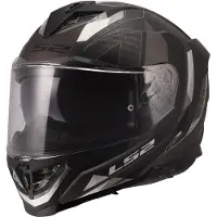 LS2 Casque intégral LS2 FF818 Storm III Sporty Noir Mat Gris M