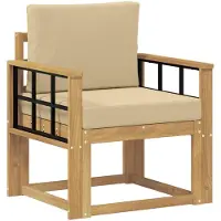 vidaXL Ensemble de canapés d'extérieur, 2 pièces, en polyester, blanc et beige