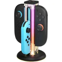 Ginza.se Zeus Nintendo Switch 1 & 2 Charging station (Switch, Switch 2), Autres accessoires gaming, Multicolore