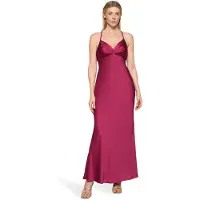 Vera Mont Robe de soirée rouge foncé
