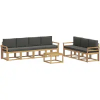 vidaXL Ensemble de canapés d'extérieur , 7 pièces