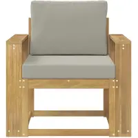 vidaXL Ensemble de canapés d'extérieur, 2 pièces, en polyester, blanc et gris clair