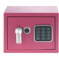 Yale YSV/170/DB2/P coffre-fort Coffre-fort à poser 3,8 L Acier Rose