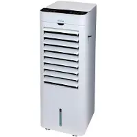 Purline Rafraîchisseur D'air Réversible 2 En 1 De 4,5l Oscillation Avec Minuterie Et Ioniseur 75w 2000w Blanc