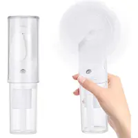 Vendos85 Ventilateur de table brumisateur rechargeable 4 vitesses