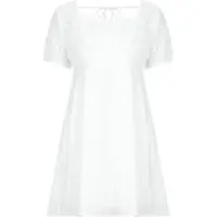 Noisy May Robe courte NMASHLEY femmes - Blanc - EU S