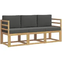 vidaXL : Ensemble de 3 assises de jardin.