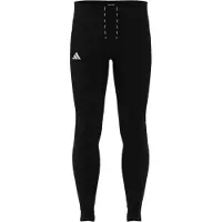 Adidas Pantalon de sport 'Adizero' vert clair / noir