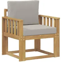 vidaXL Ensemble de canapés d'extérieur, 2 pièces, en polyester, blanc et gris clair