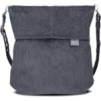 Zwei Sacs à main 'MADEMOISELLE' bleu-gris