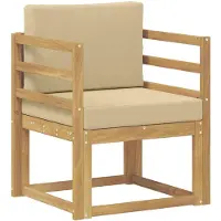 vidaXL Ensemble de canapés d'extérieur, 2 pièces, en polyester, blanc et beige