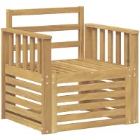 vidaXL Ensemble de canapés d'extérieur 2 pièces en bois massif d'acacia, blanc