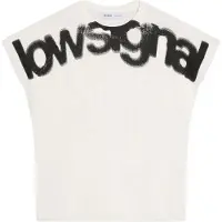 Bershka T-Shirt noir / blanc